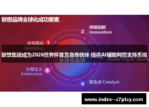 联想集团成为2026世界杯官方合作伙伴 提供AI辅助判罚支持系统
